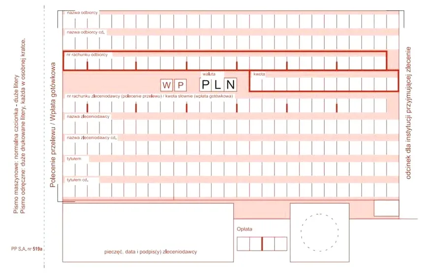 Jak poprawnie wypełnić druk przelewu pocztowego, aby uniknąć błędów?