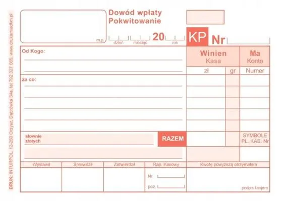 Błędy w druku KP