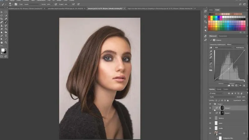 Powiększanie gumki w Photoshopie