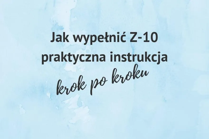 Prawidłowe wypełnienie formularza ZUS