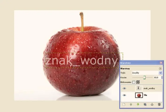 Profesjonalny znak wodny