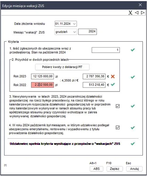 Przykłady druku ZUS KP 1