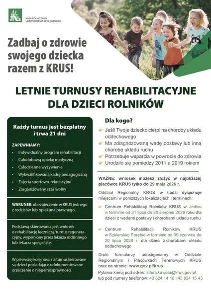 Świadczenia rehabilitacyjne