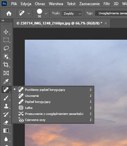 Techniki rozciągania w Photoshopie