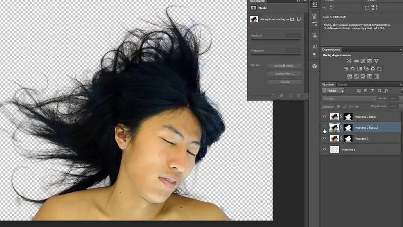 Wycinanie postaci w Photoshopie