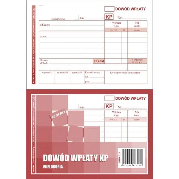 Wypełnianie druku KP