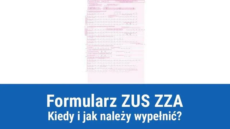 Wypełnianie formularza ZZA
